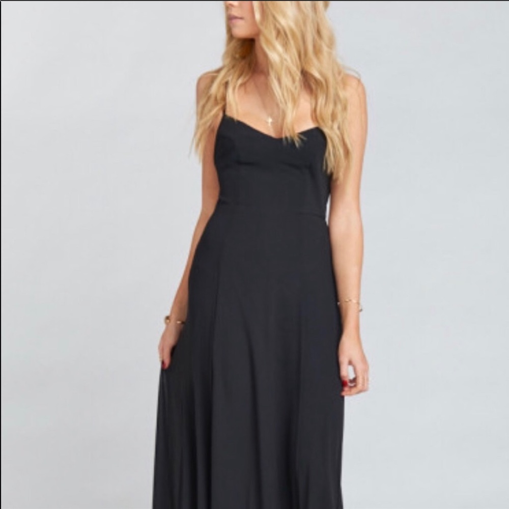 Show Me Your Mumu Godshaw Goddess Gown Black XS